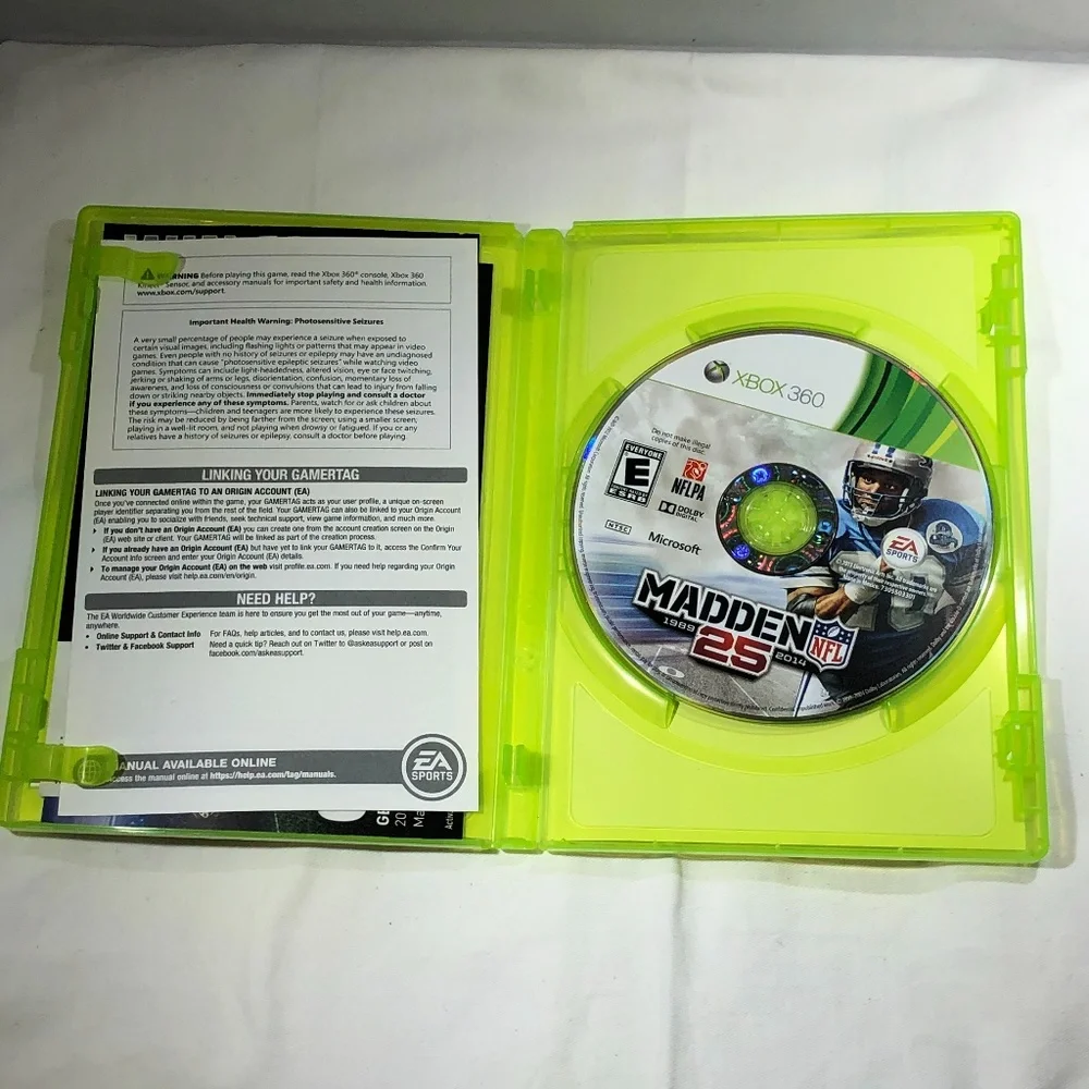 XBOX 360 EA SPORTS MADDEN NFL 25TH ANNIVERSARY